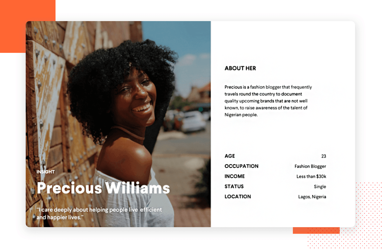 60+ examples of great user persona templates - Justinmind