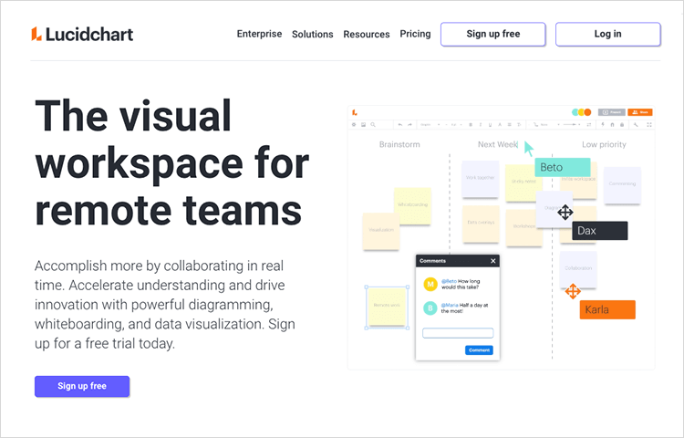 UX tools - Lucidchart