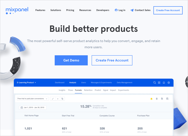 UX tools - Mixpanel