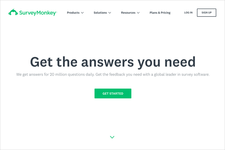 UX Tools - SurveyMonkey is a customizable survey software