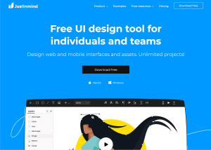 Justinmind as top SVG editor for UI design