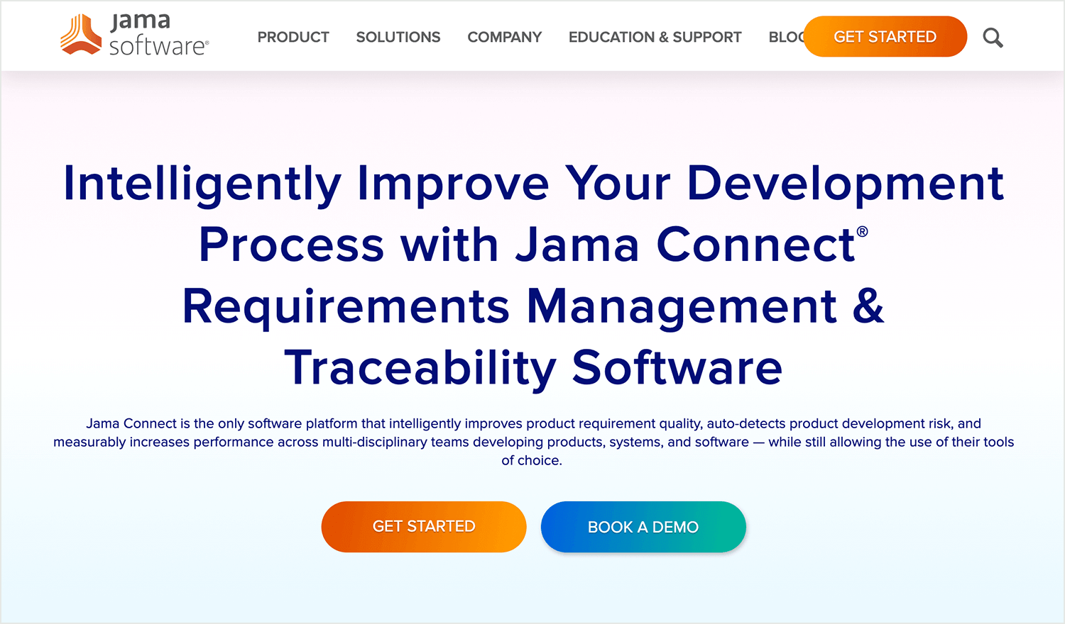 Jama tool for traceability dashboard