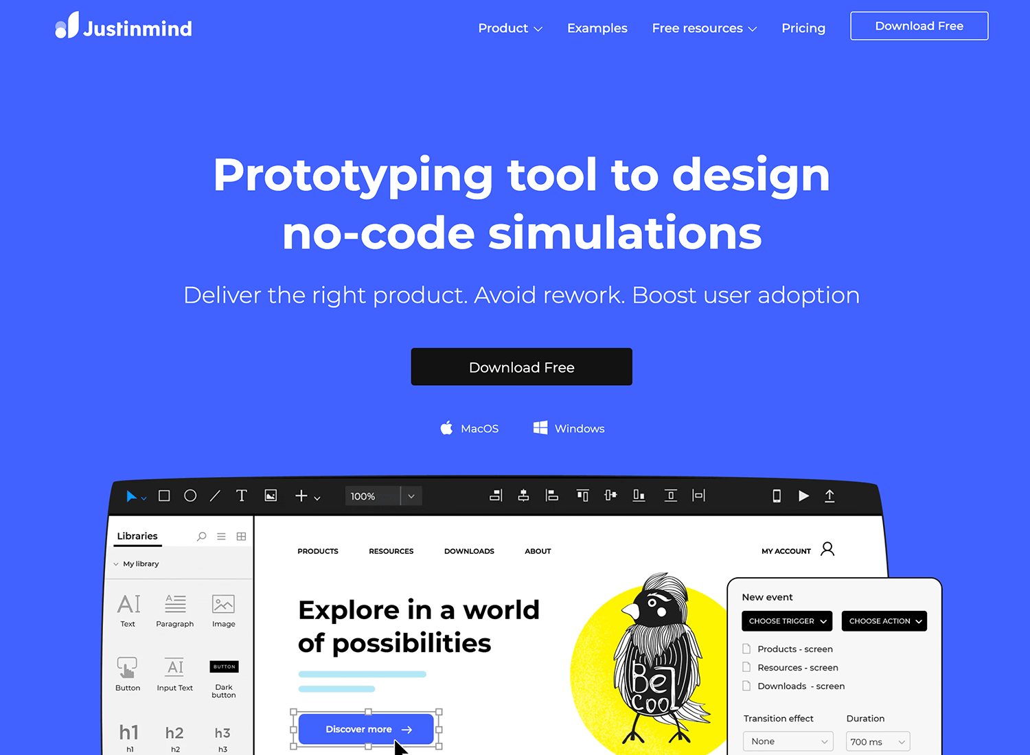 justinmind as good prototyping and requirements management tool