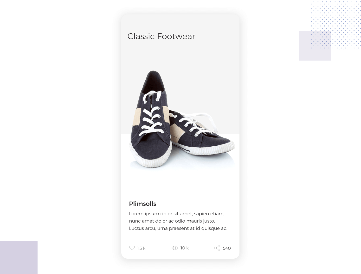 Product Transitions mobile app mockup