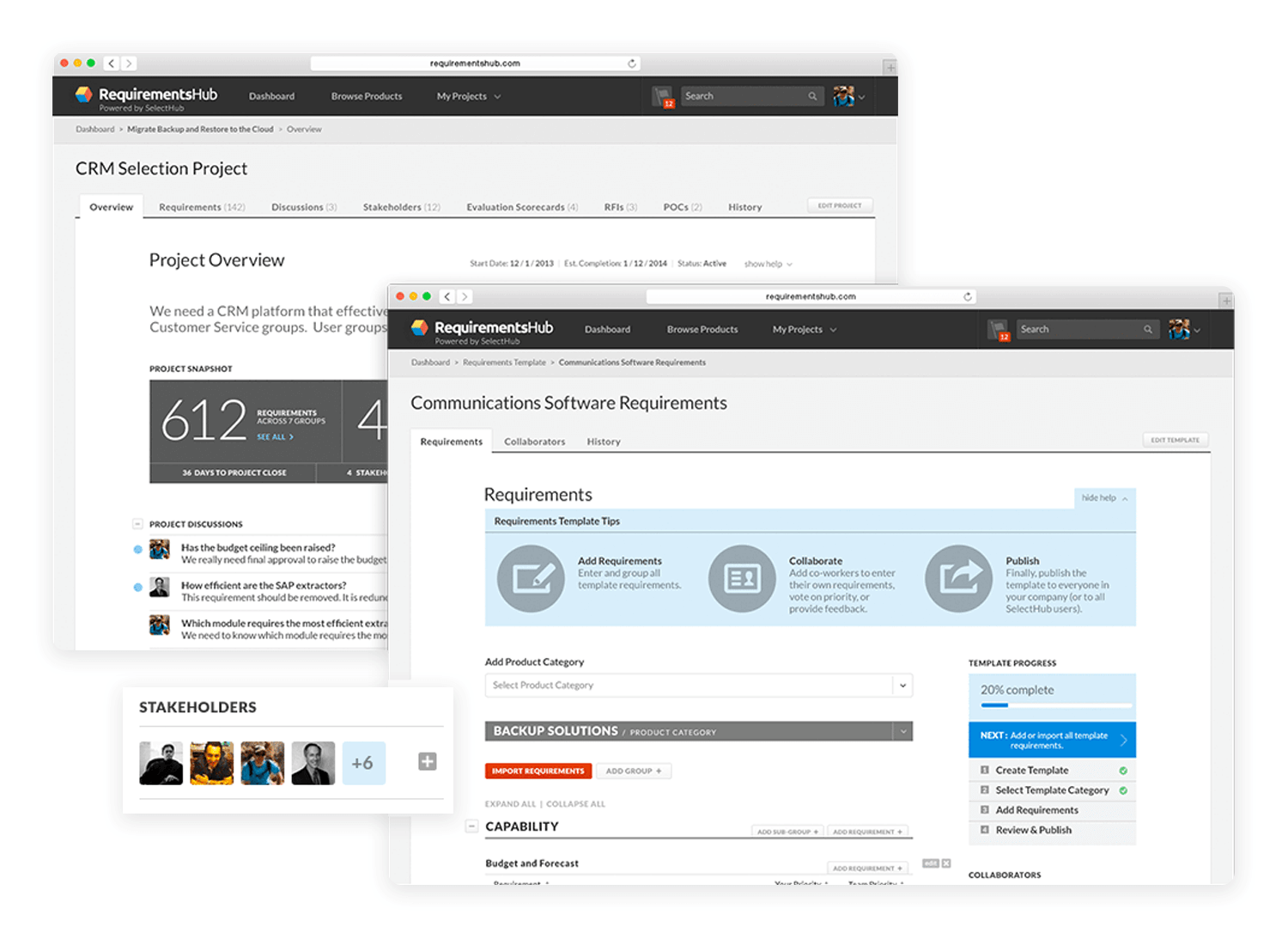 requirementshub management tool