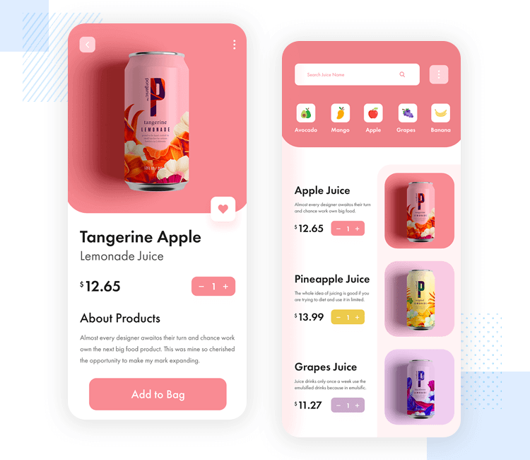 iOS app design - Ecommerce UI