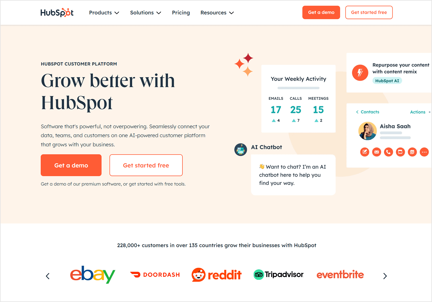 landing page ux hubspot