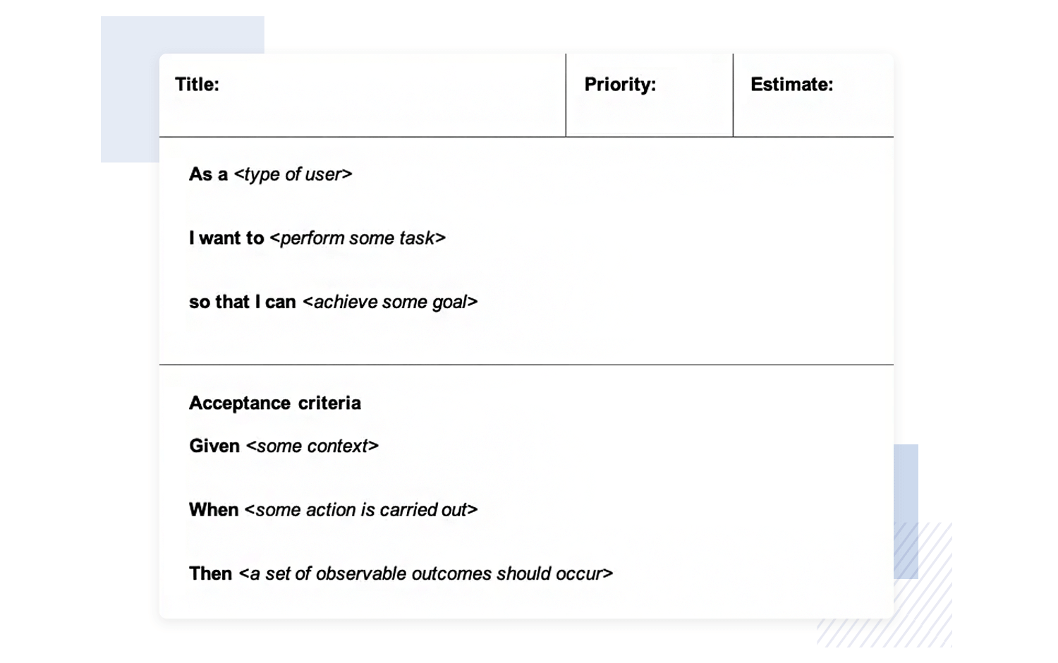 Agile User Story User Story Template Template Word Agile User Story ...