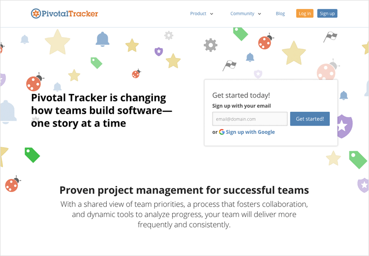 Agile tools - Pivotal Tracker