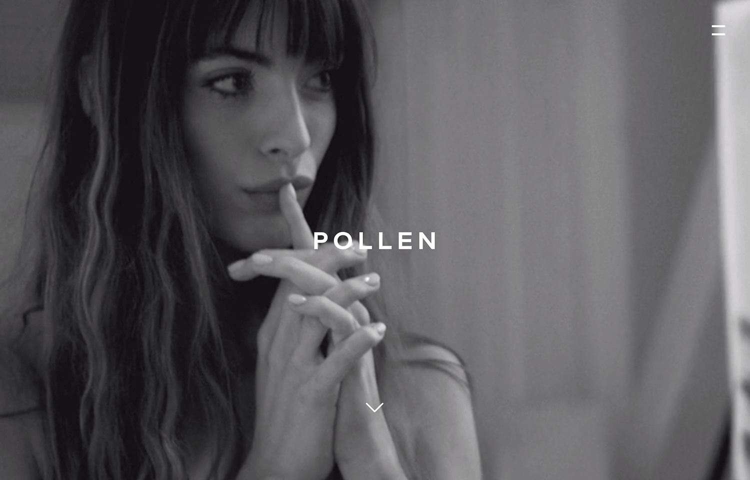 hero image website with fast video from pollen london