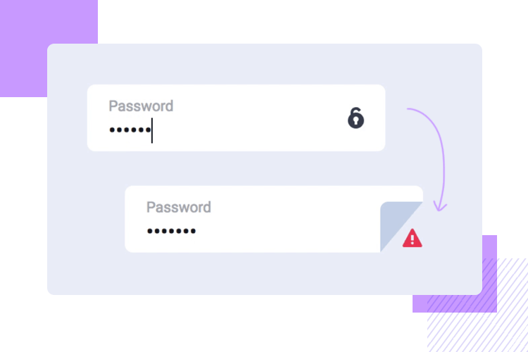 Microinteractions - password error feedback