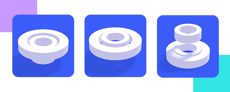 Microinteractions - system feedback using 3D spinner