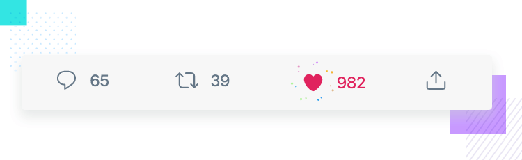 Microinteractions - hearting a tweet with Twitter