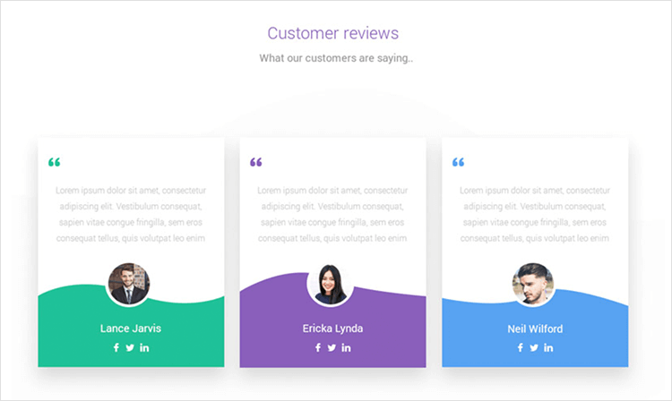 Testimonials Design