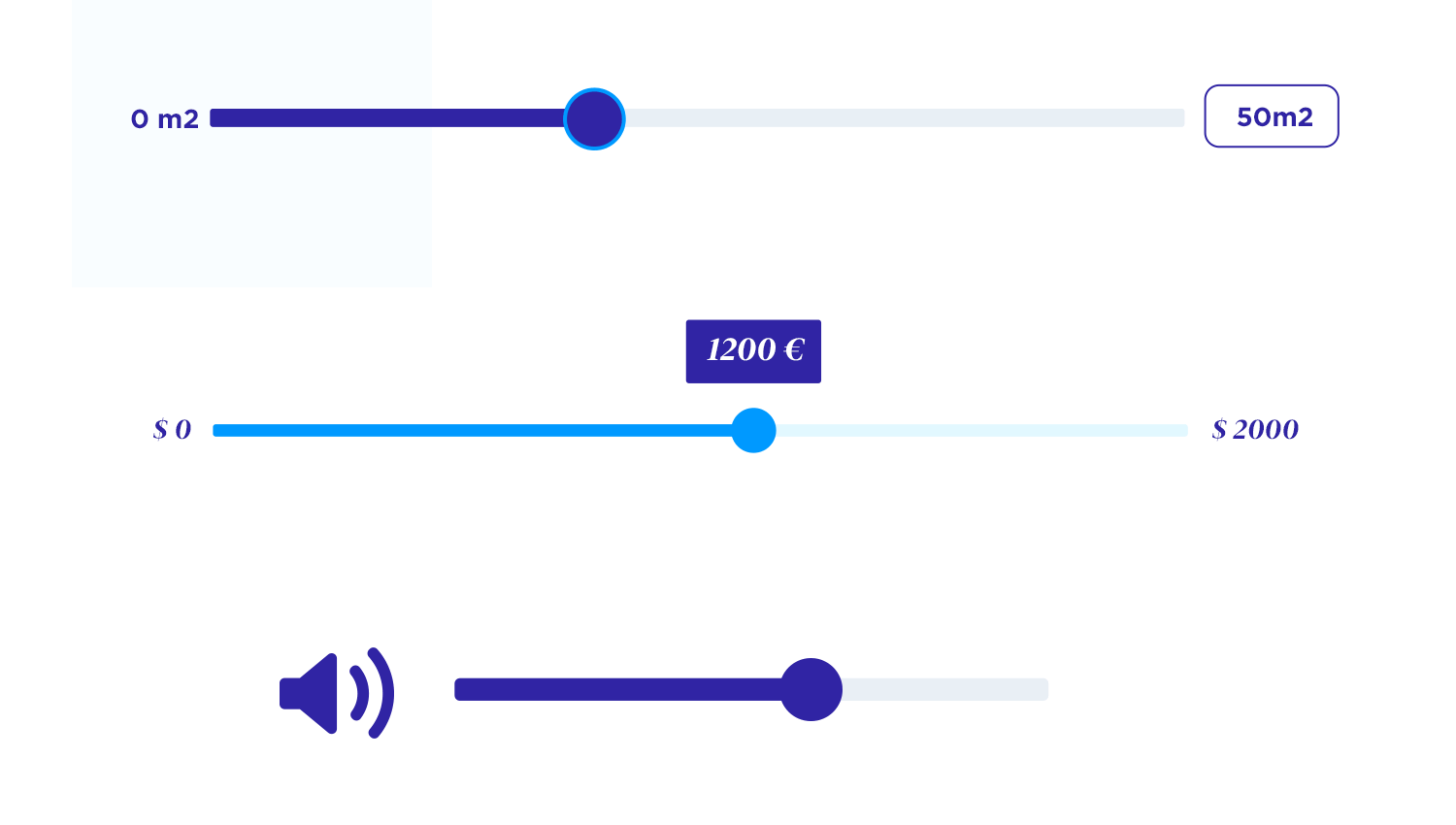 Slider design UI patterns and examples - Justinmind