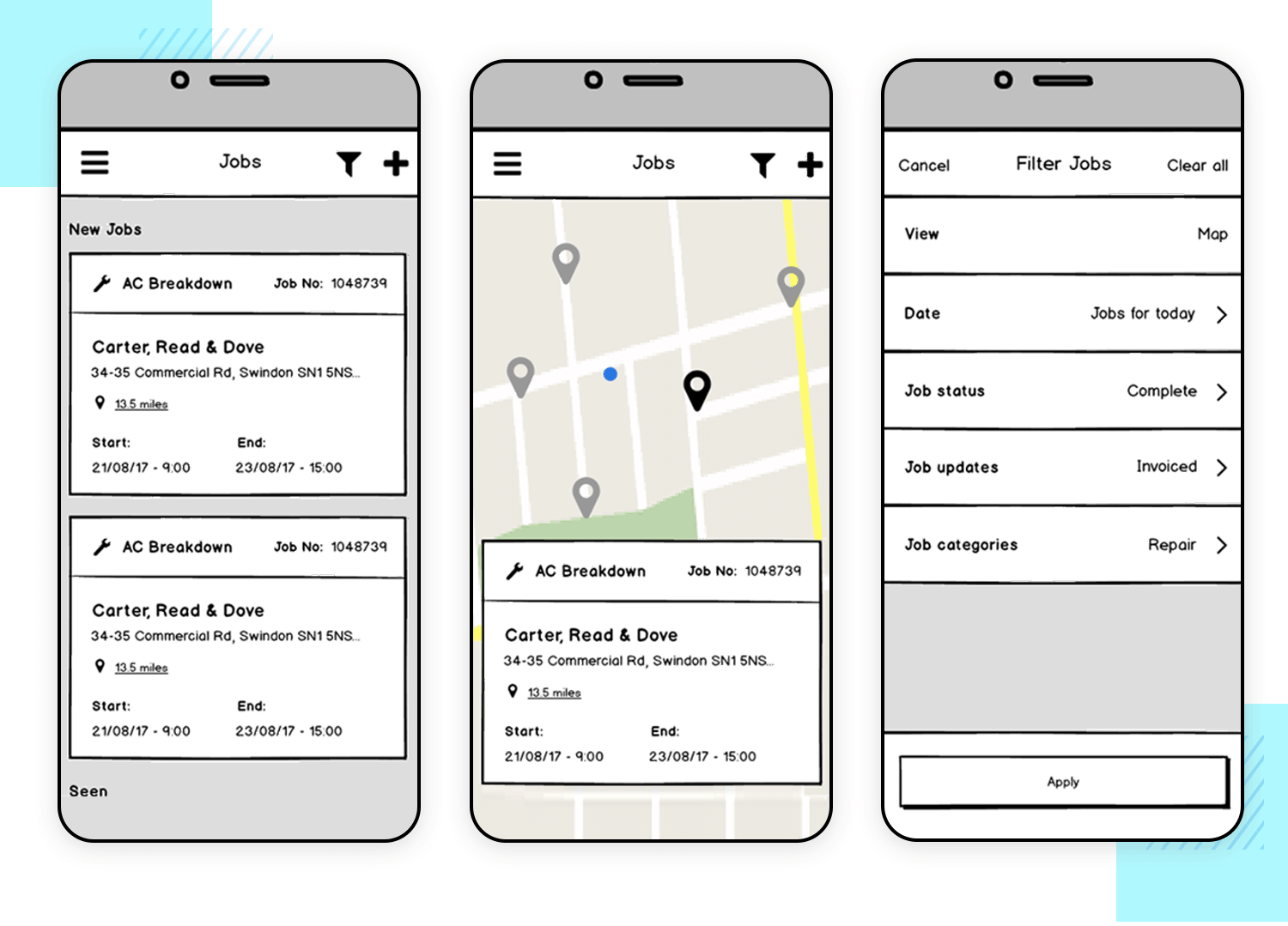 Low-fidelity prototype: (a) Web home interface; (b) Mobile login interface.