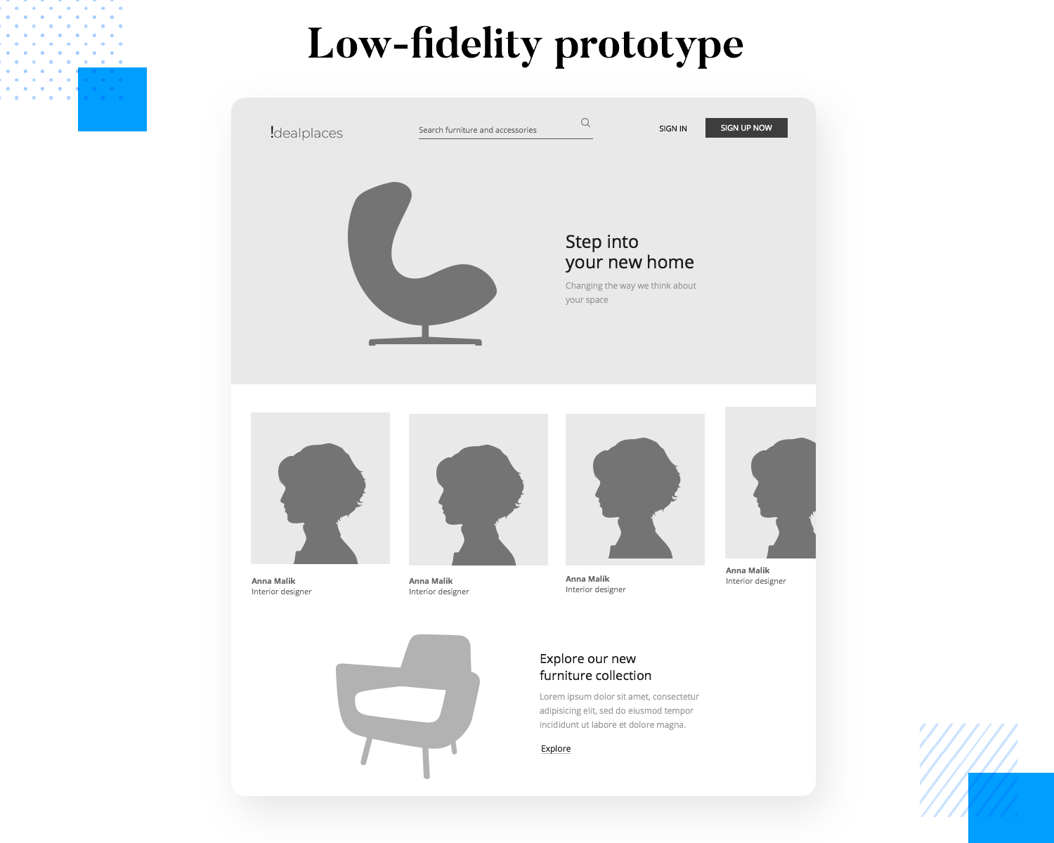 Mid-Fidelity Prototype Login/Create Profile