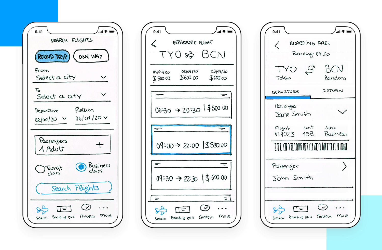 Discover the power of Justinmind with our prototype examples