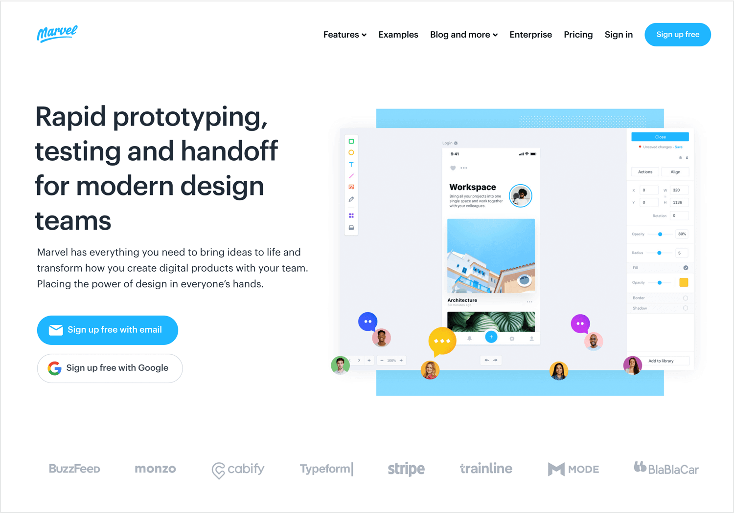 Best UI design tools - Marvel