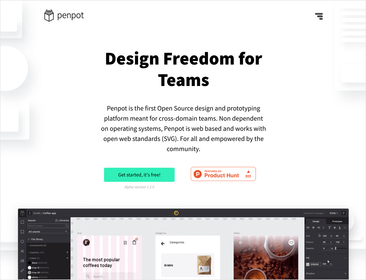 Best UI design tools - Penpot