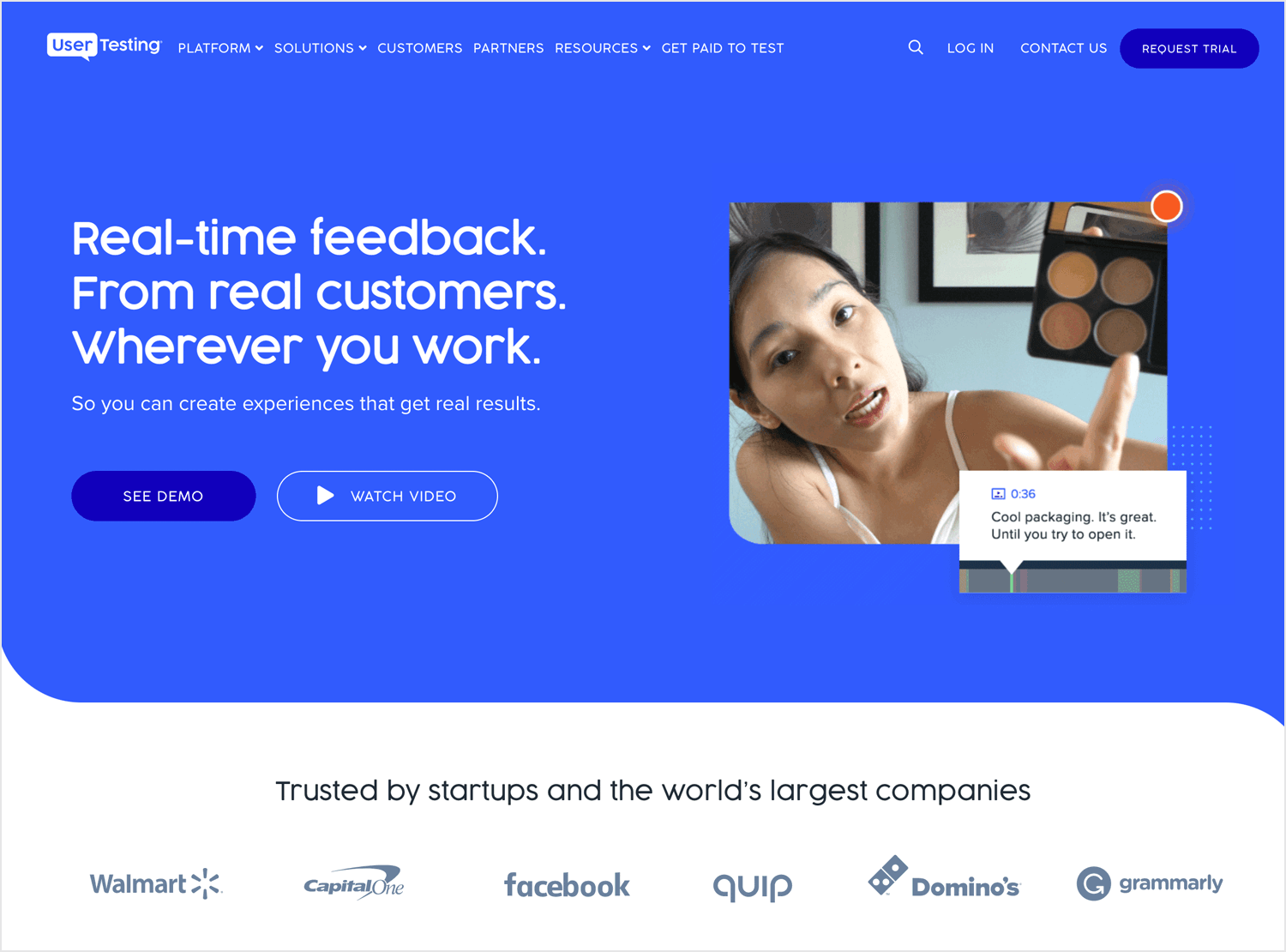 Best UI testing tools - UserTesting