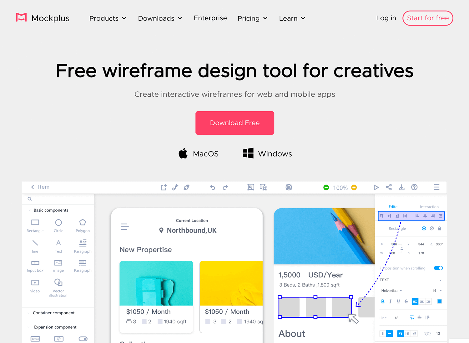 Best wireframe design tools - Mockplus