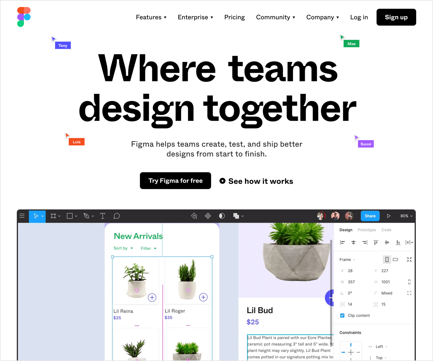 UX design tools - Figma