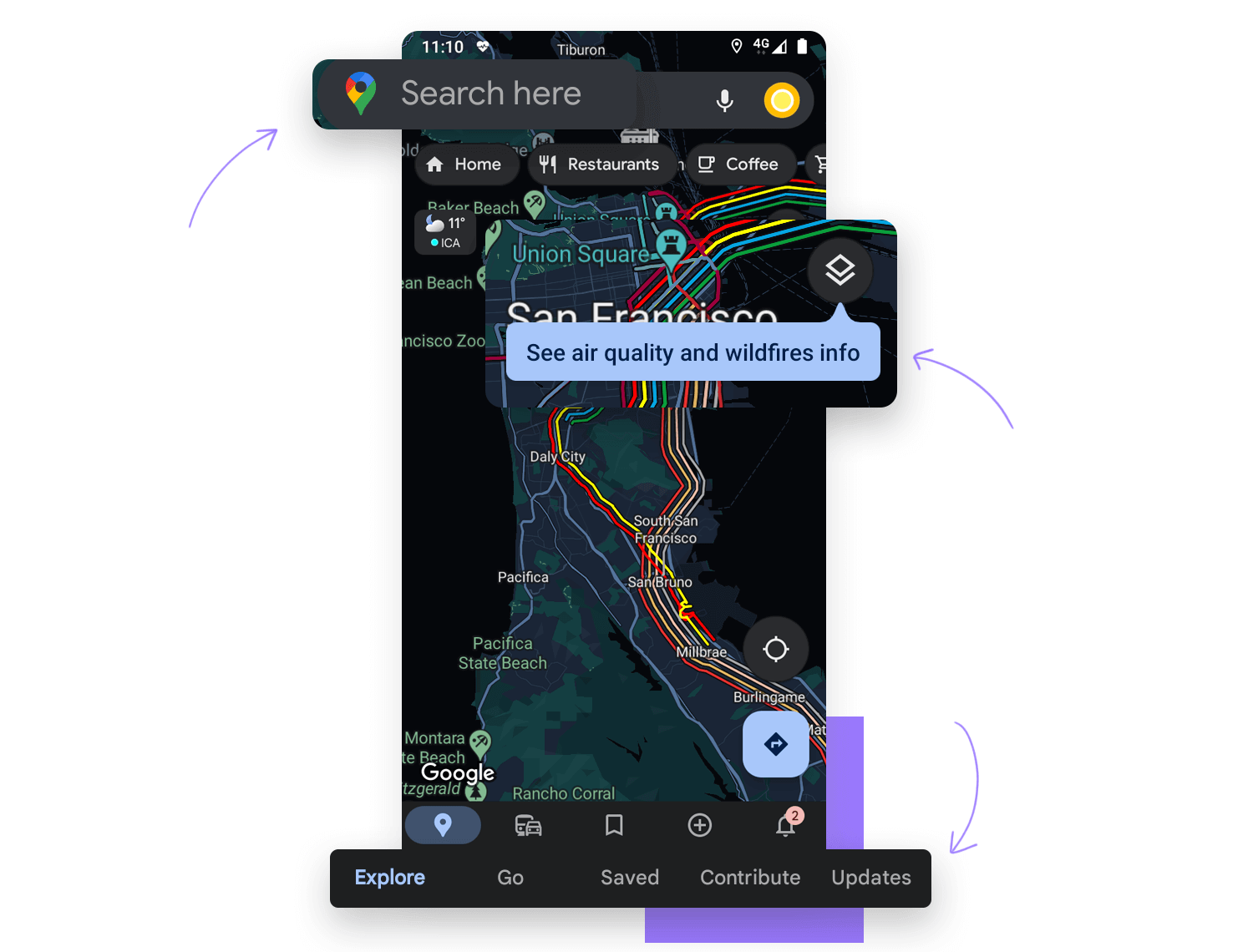 mobile app navigation consistant