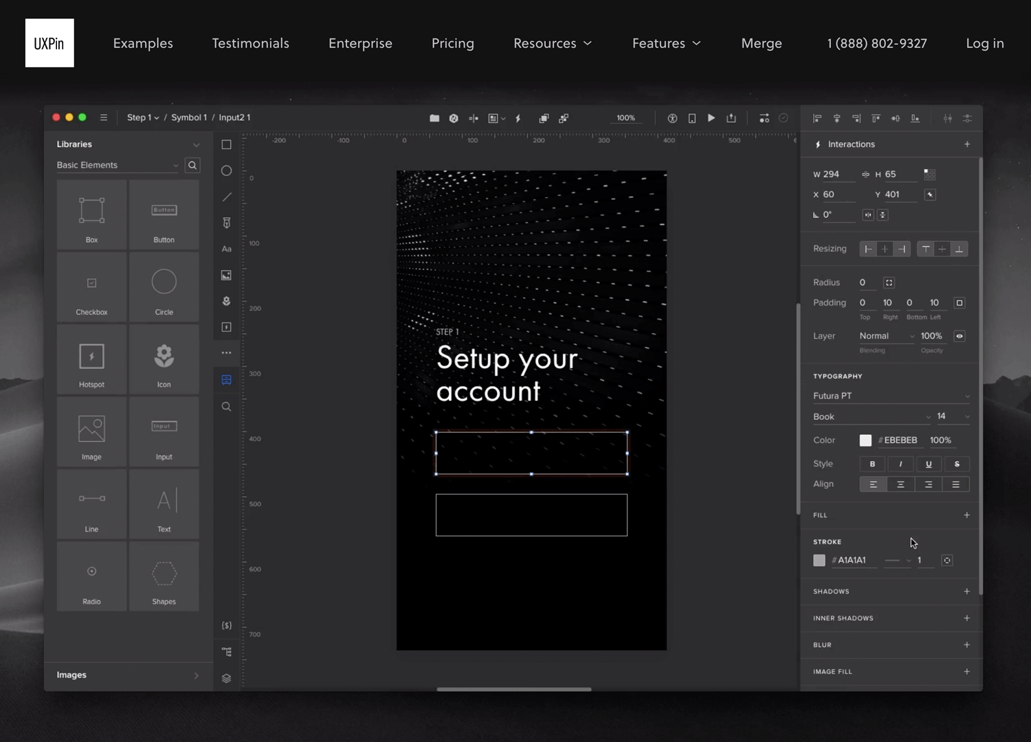UX design tools - UXPin