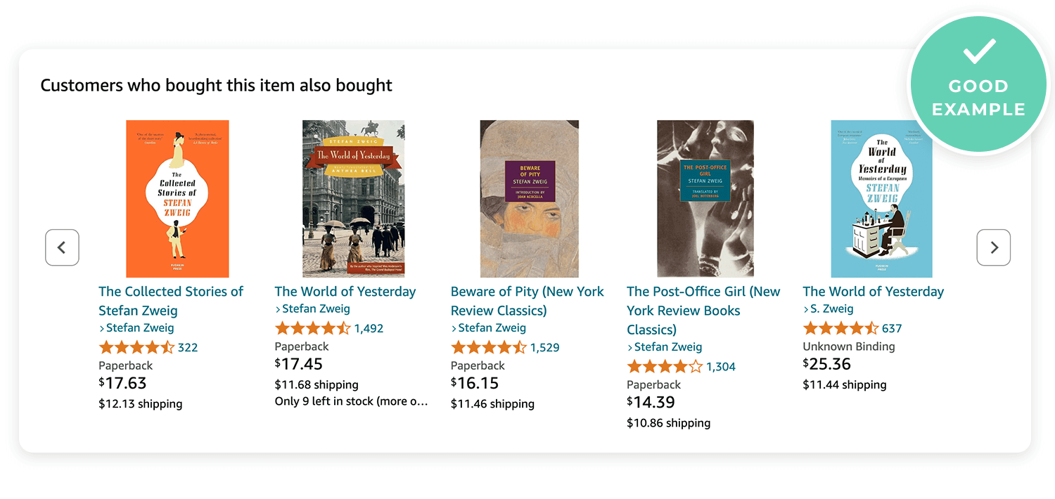 User-Centered Amazon Recommendations