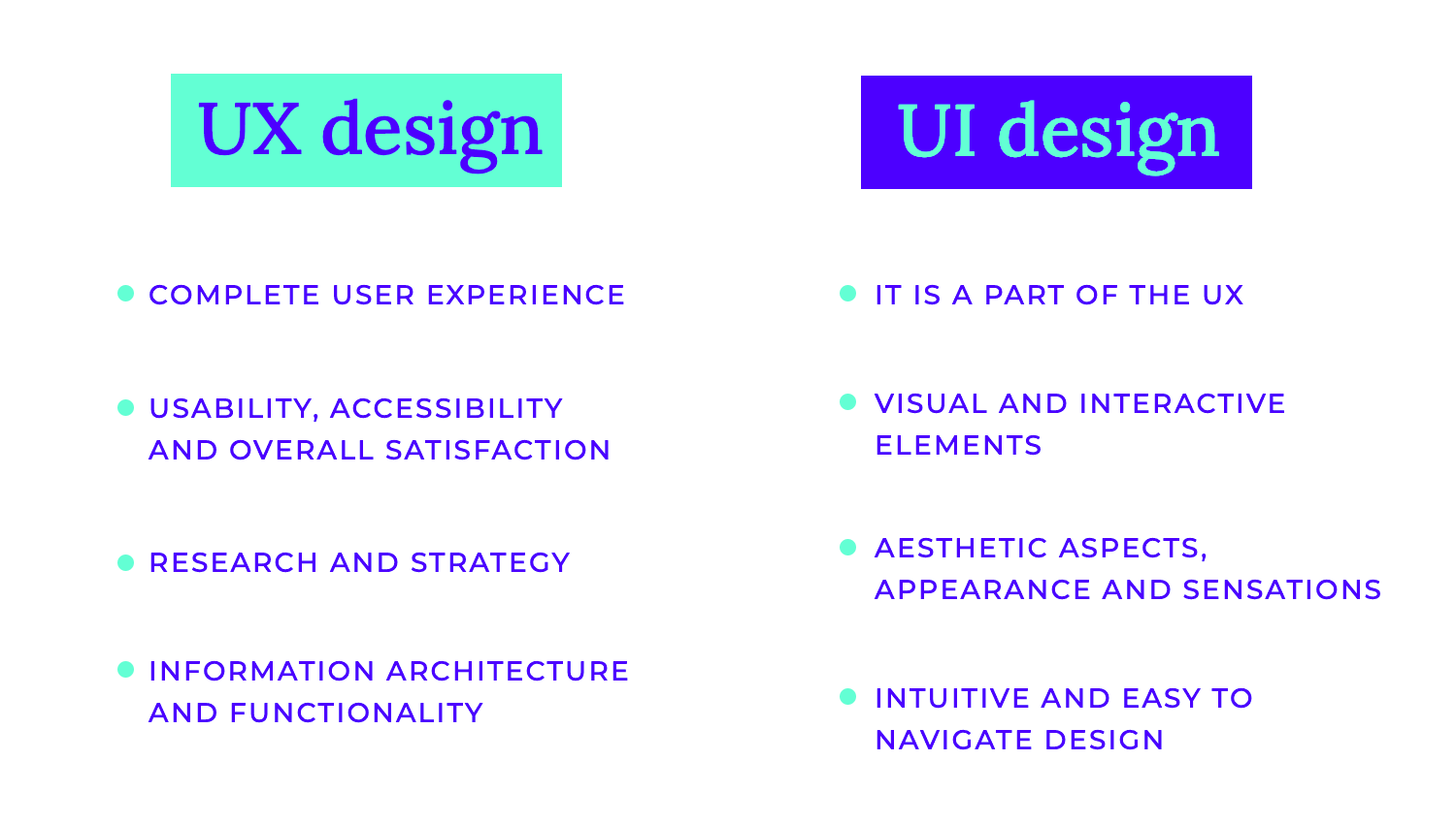 ui design differences