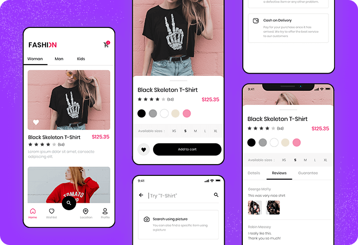fashion store app template
