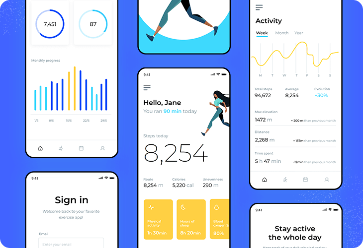 fitness and exercise app 