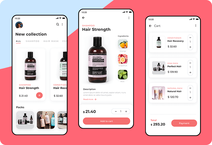 hair care store template