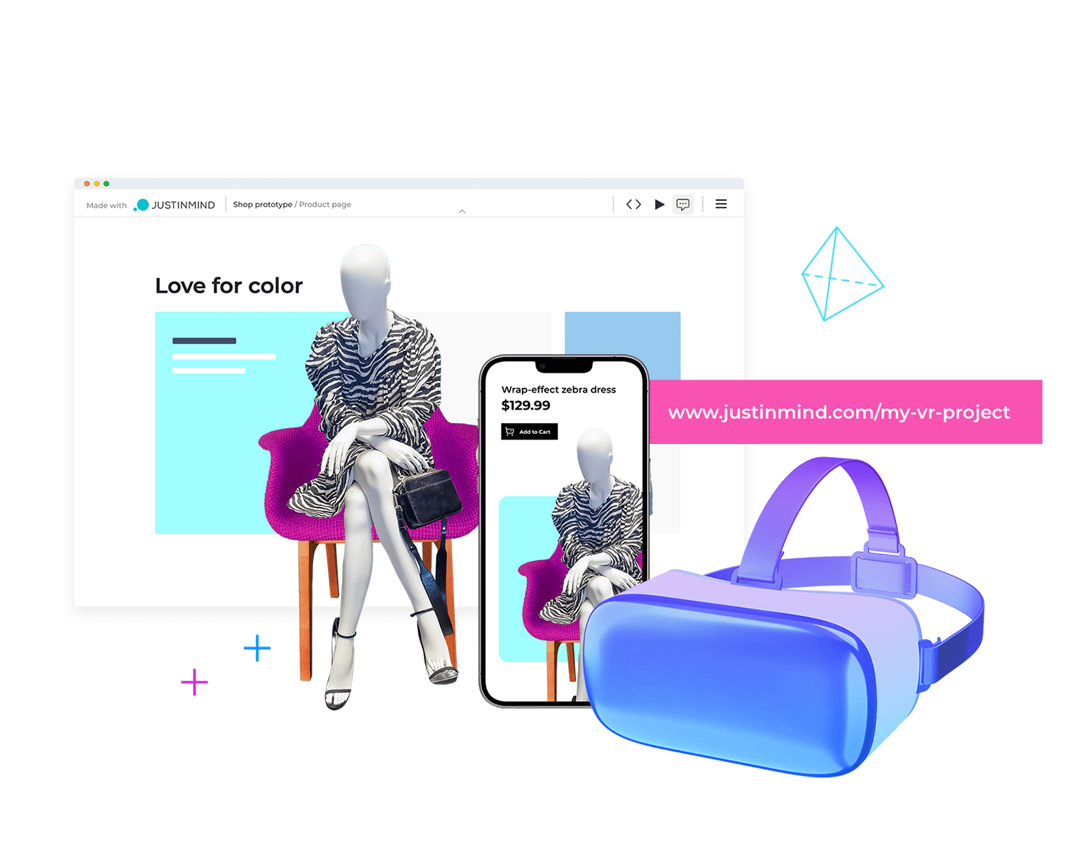 tous les prototypes vr et ar sont accessibles à l'aide d'une URL