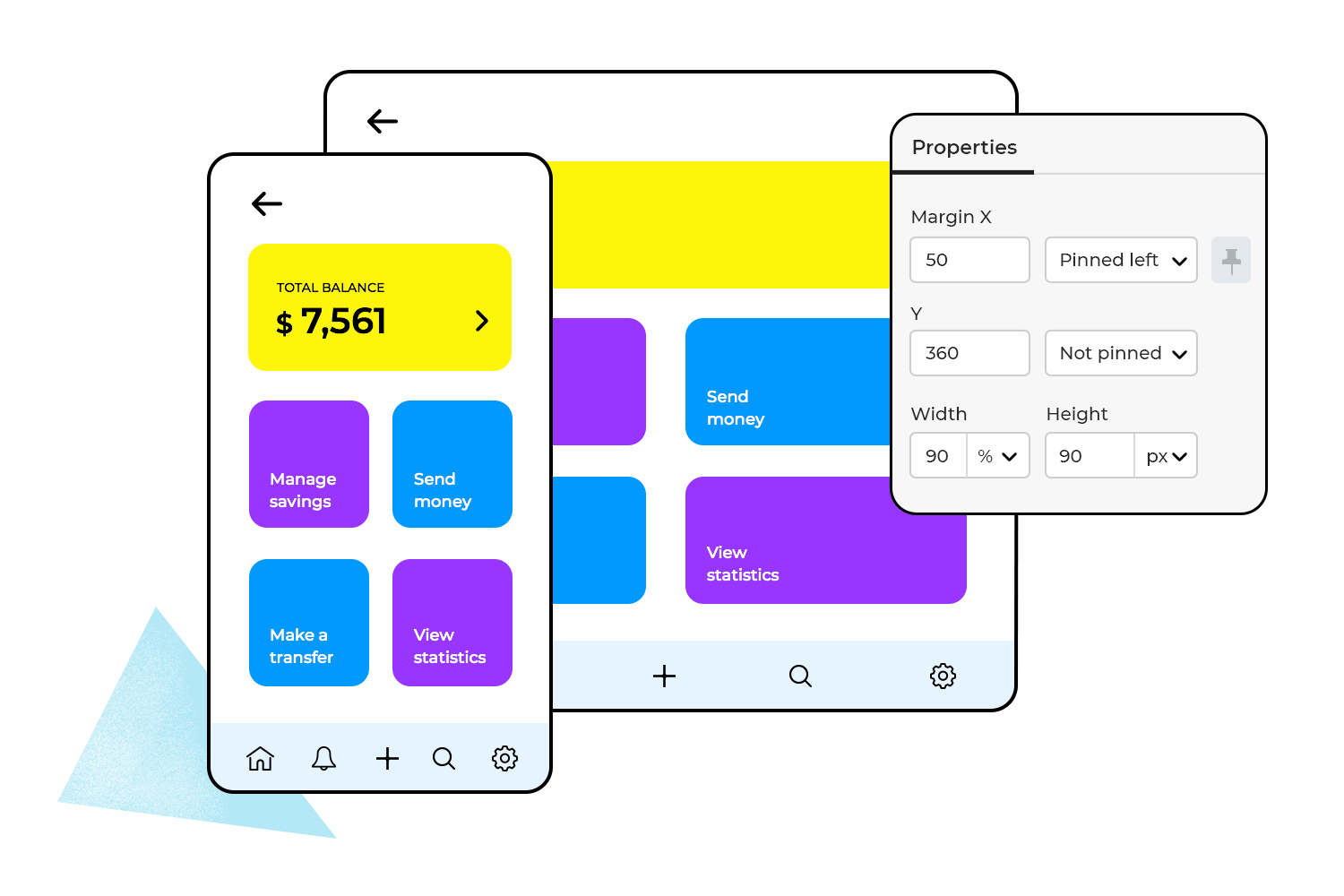 Responsive website prototyping for mobile screens