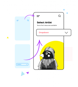 Reuse content across prototype screens