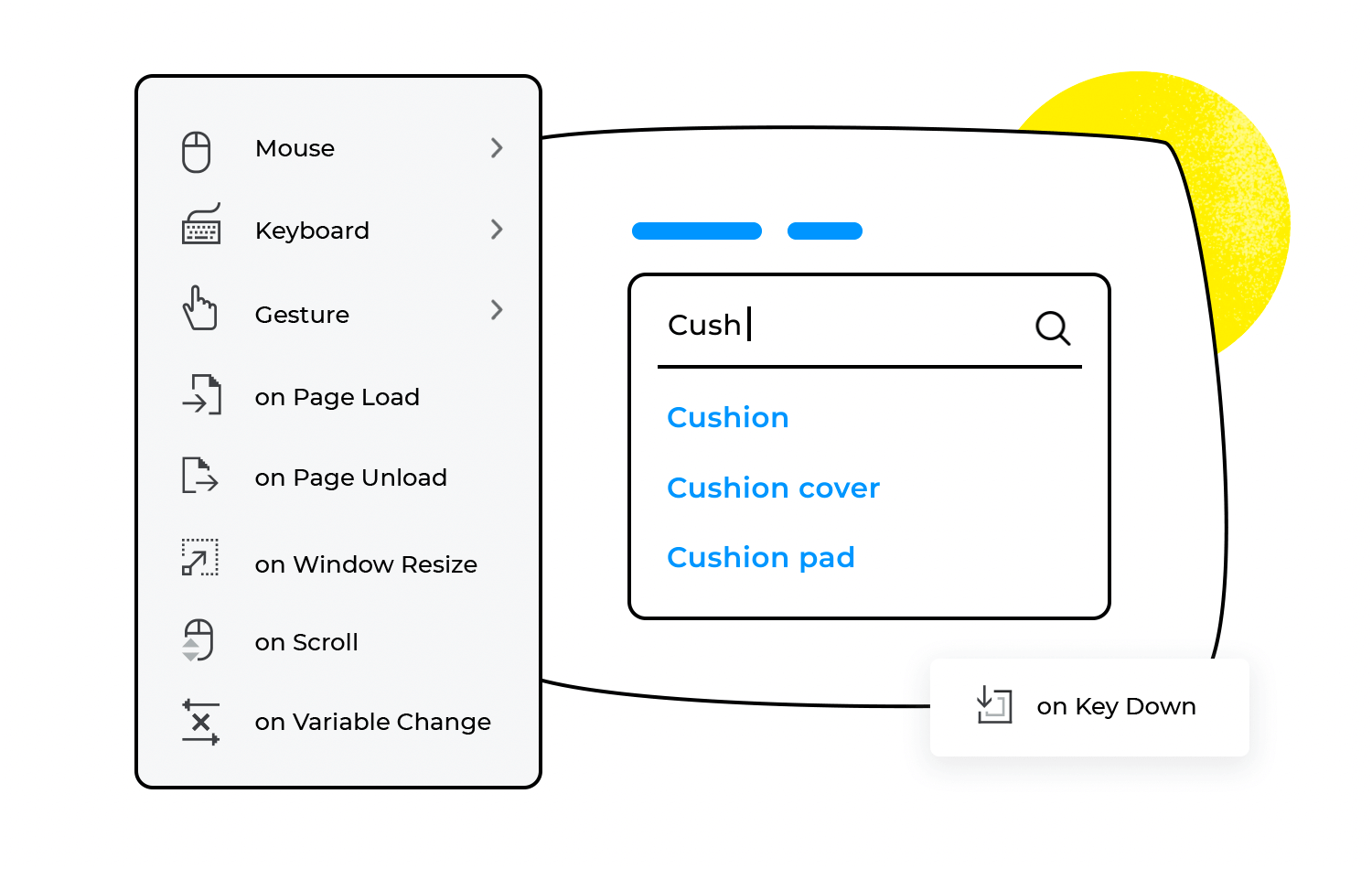 Prototyping tools to design web interactions