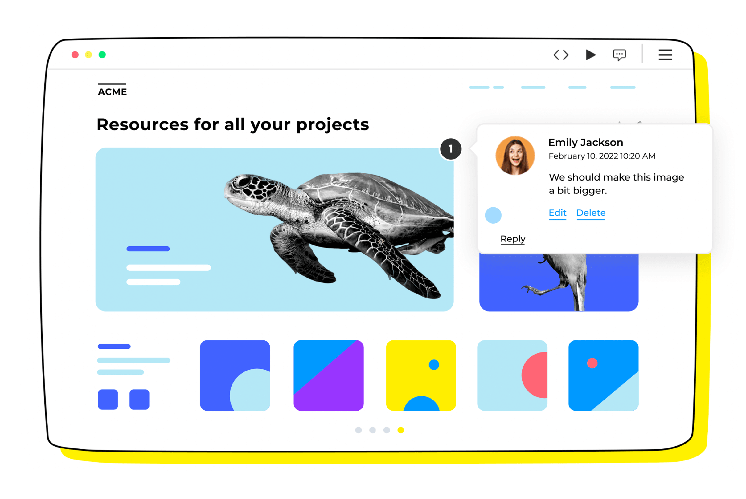 Get feedback on shared prototypes