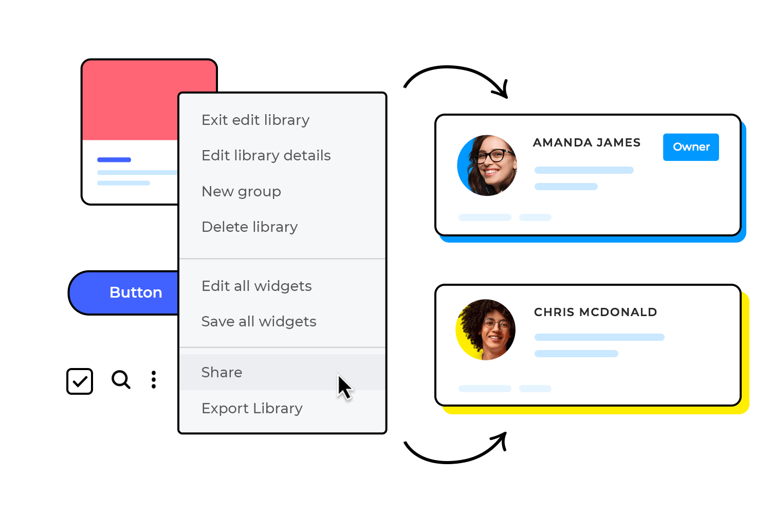 keep all assets synchronized with a design system 