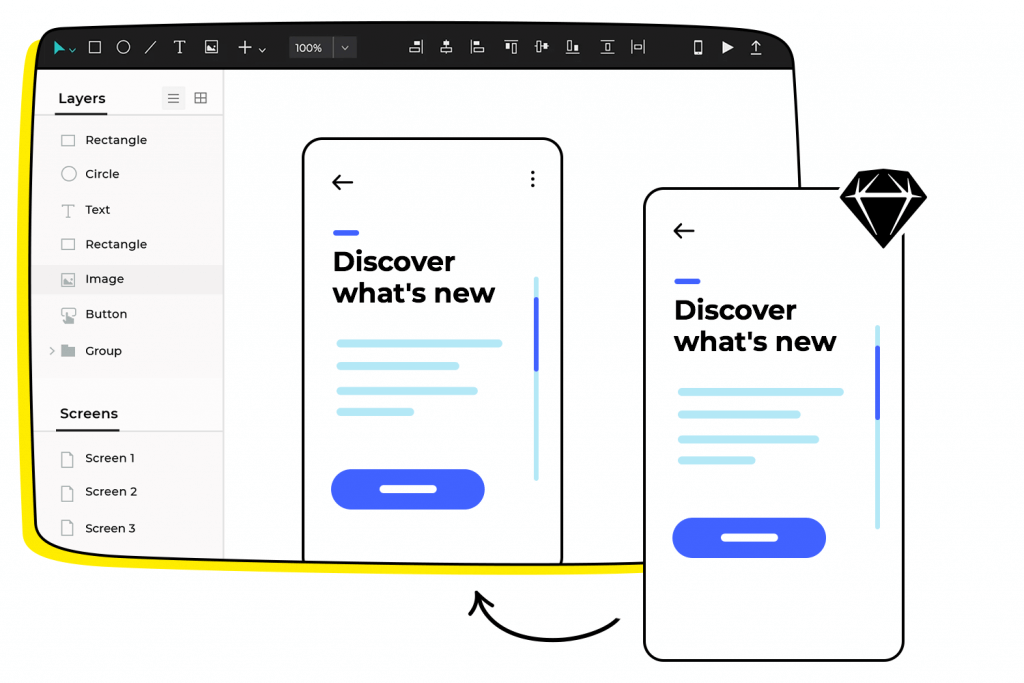 Transform your Sketch design into an interactive model