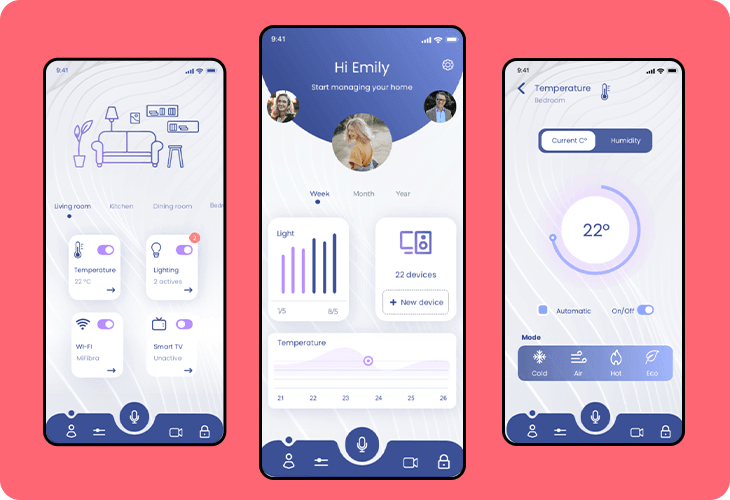 smart home app template