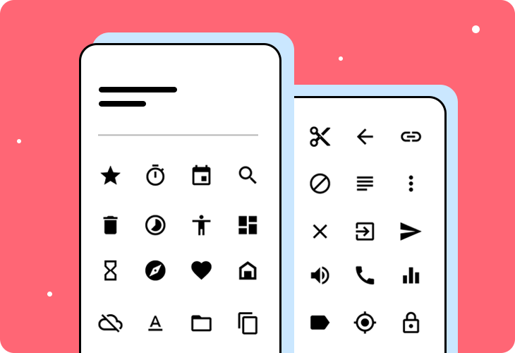 Android Icons Components