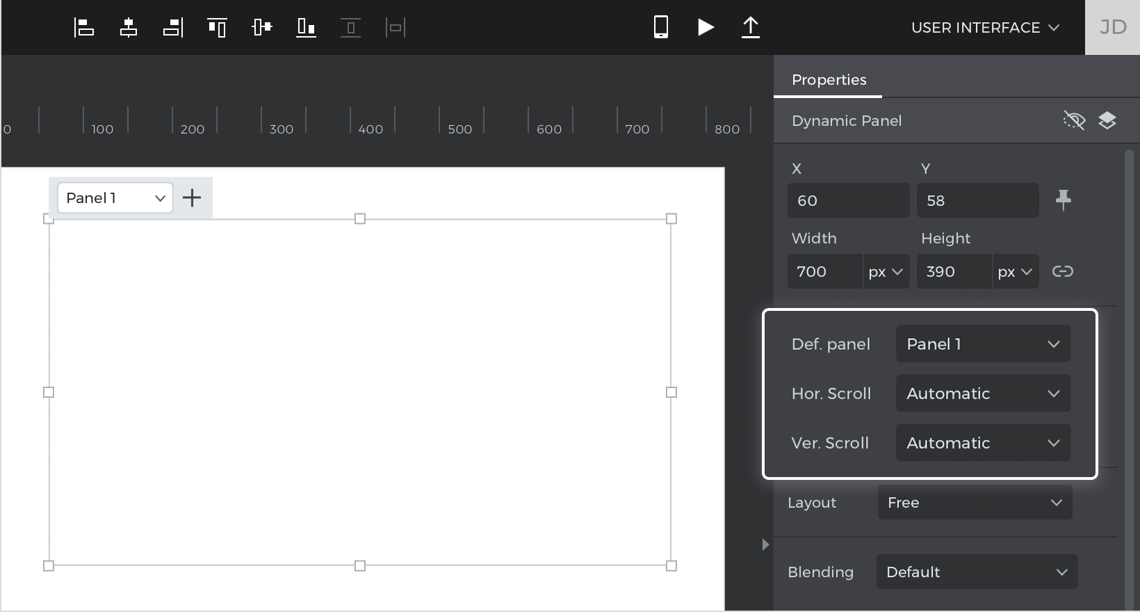 Dynamic scroll