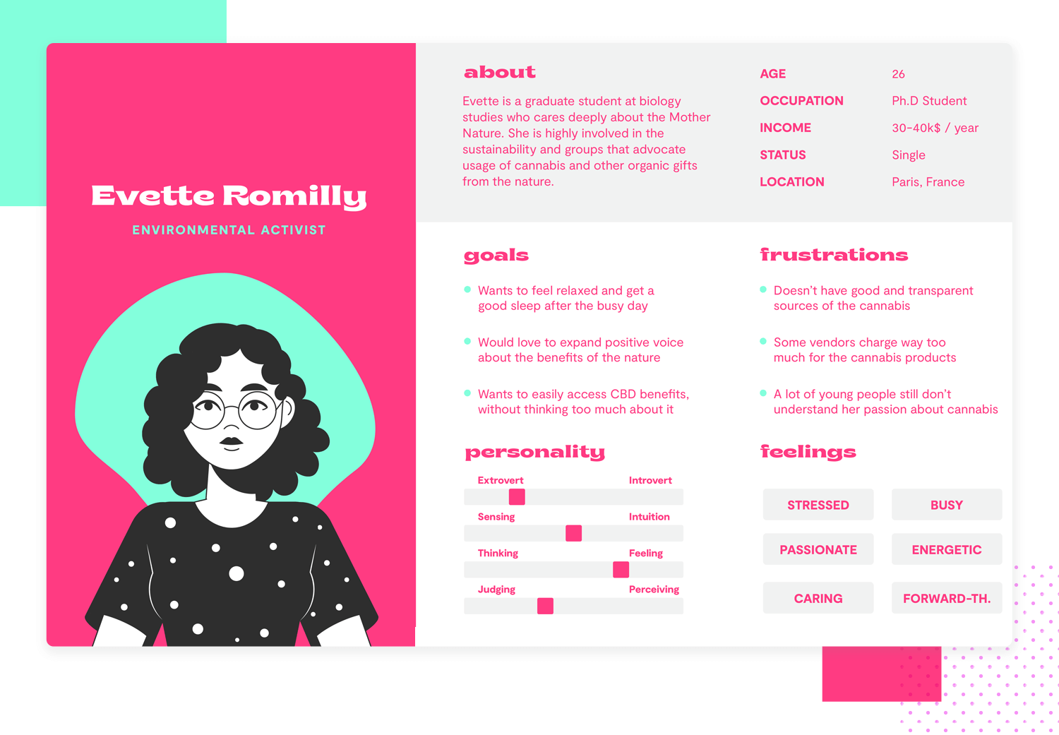 the activist user persona example template