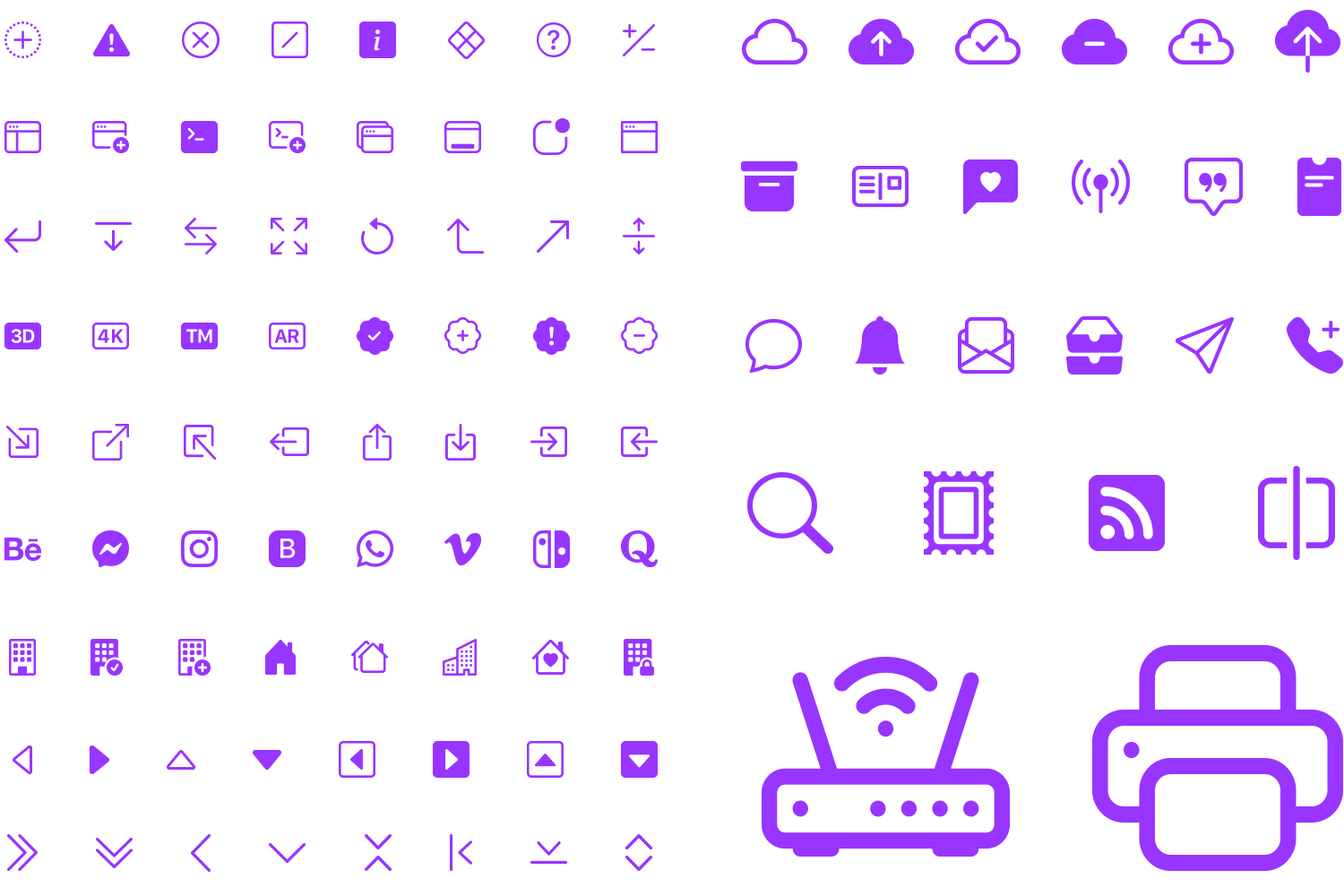 bootstrap icons preview ui kit Justinmind