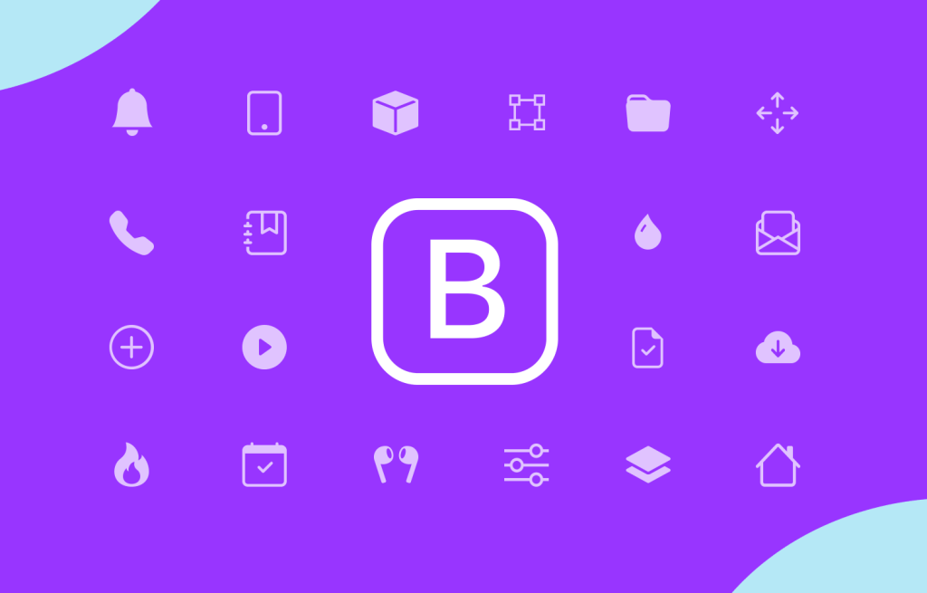 Free Bootstrap icons UI kit a new way to enhance your web apps