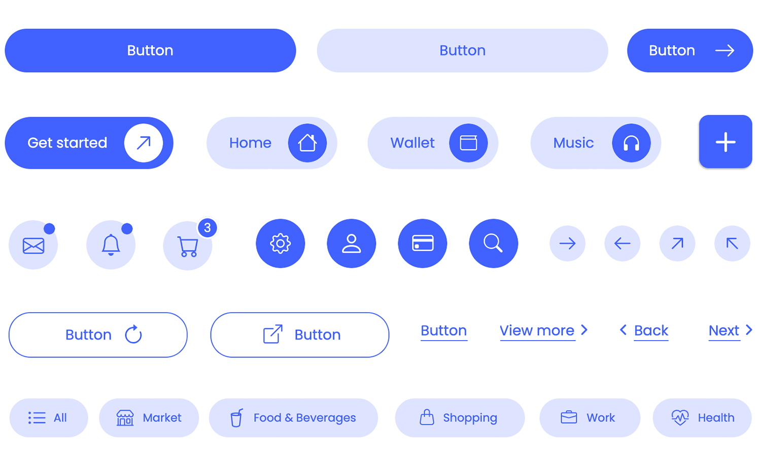 button design example dashboard