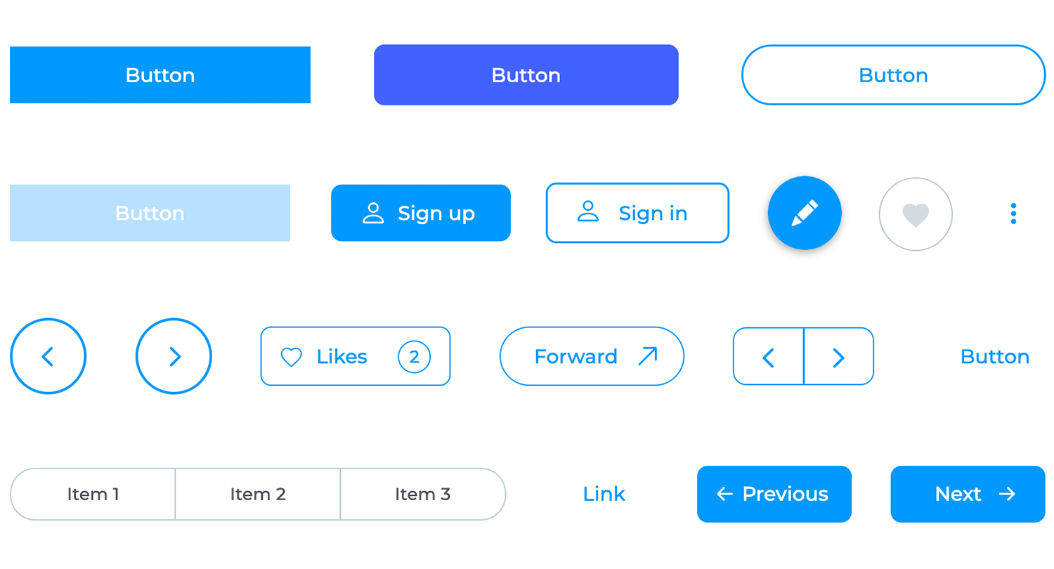 button design example material