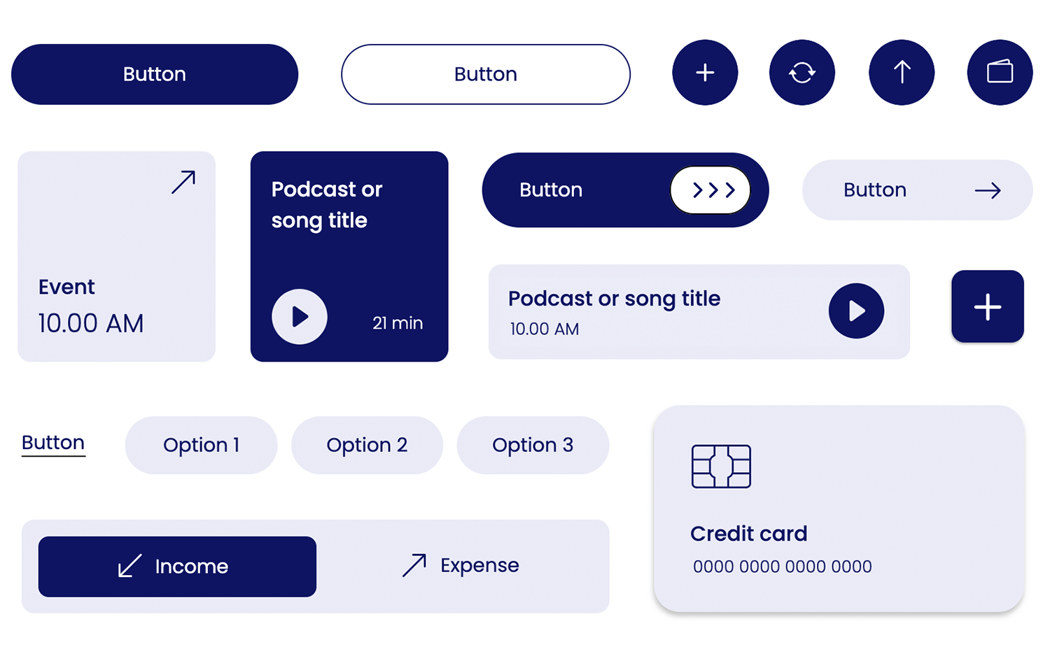 button design example modern